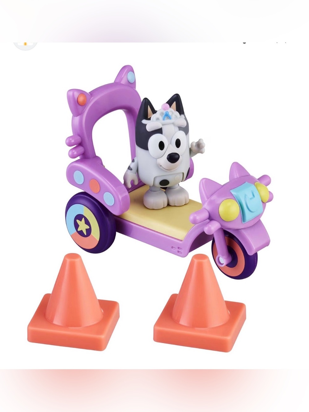 RARE Muffin's Cat Squad Bike mini playset.
